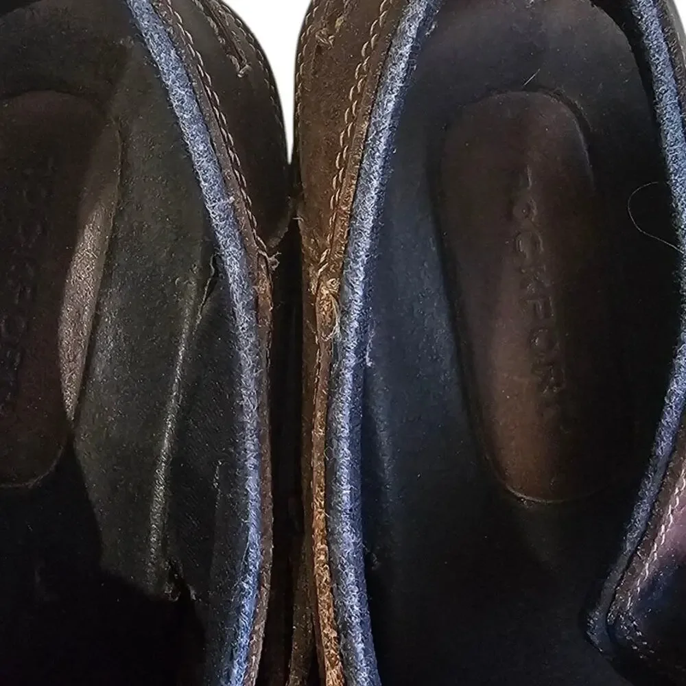 Rockport Men's Leather Fisherman Sandal Brown Size 12
